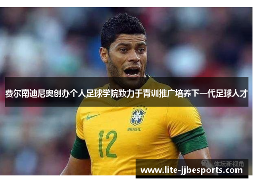 费尔南迪尼奥创办个人足球学院致力于青训推广培养下一代足球人才 费尔南迪尼奥创办个人足球学院致力于青训推广培养下一代足球人才